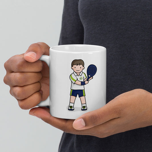 Taza blanca combo dos dibujos